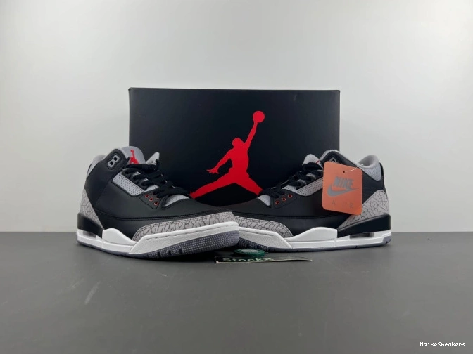 MaikeSneakers Black Cement 3 DN3707-010 Jordan Air 0712